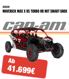 Can-Am 2024 Maverick Max X RS Turbo RR mit Smart-Shox